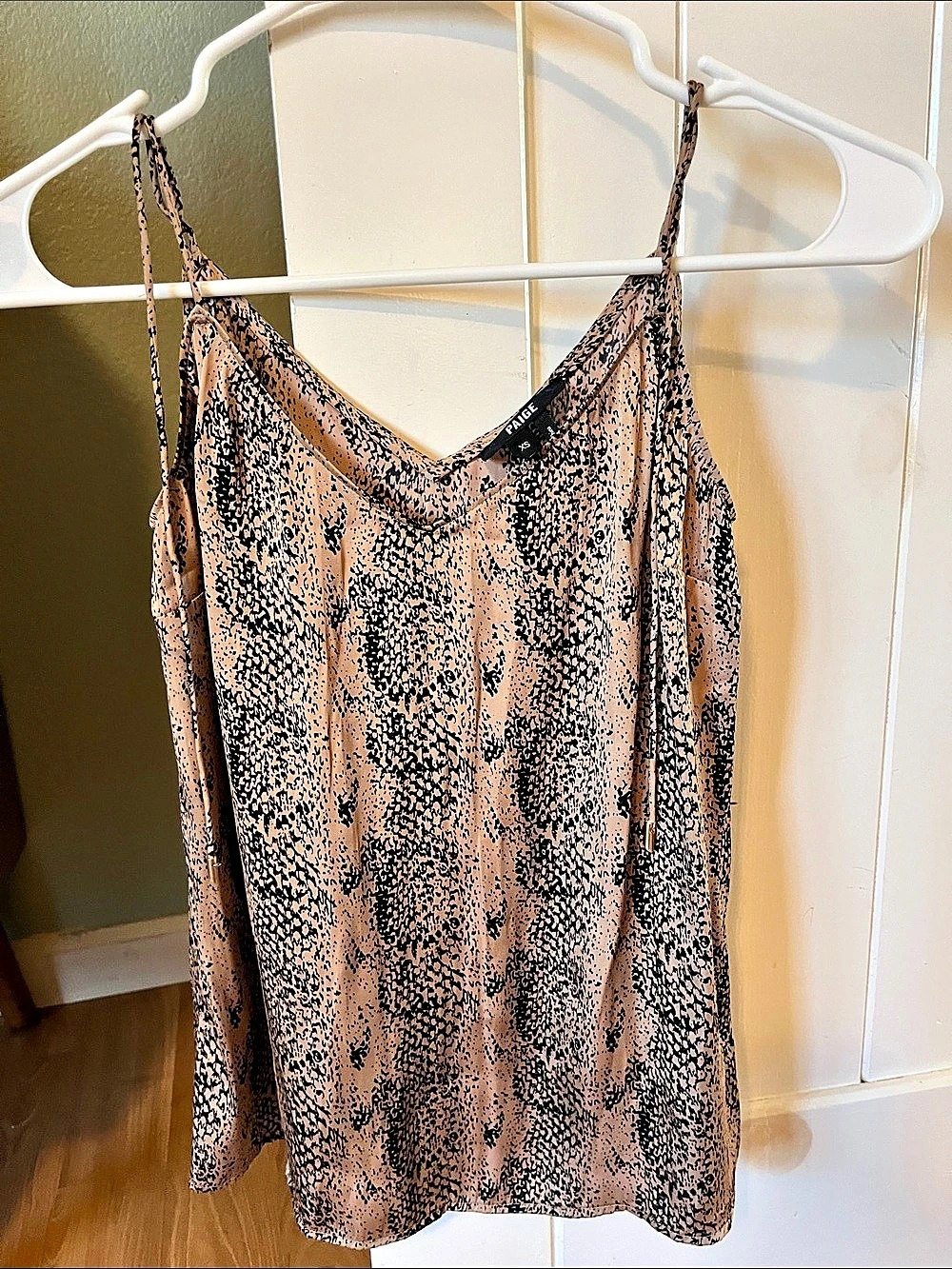 PAIGE Cicely Cami Animal Print Camisole in Pink & Black - XS - NWOT